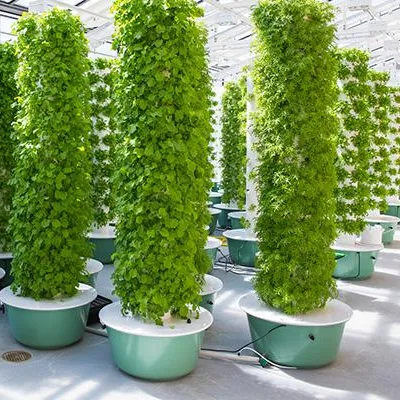 Hydroponic Tower - Sistemas de Jardins Aeropônicos com Luzes