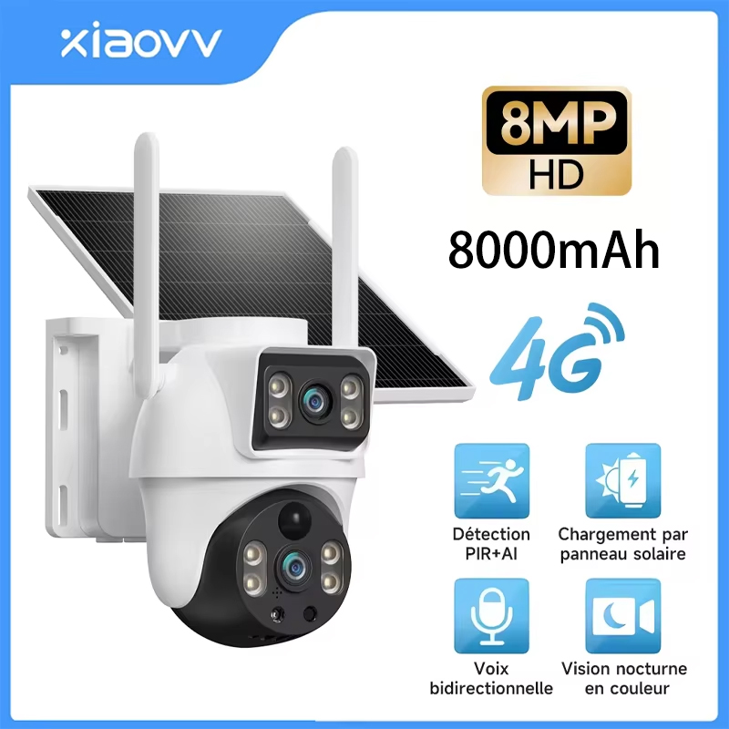 Garden Camera - Câmera IP Externa Solar XIAOVV 8MP
