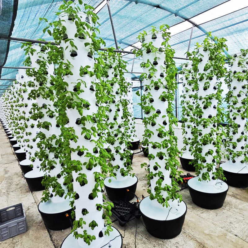 Hydroponic Tower - Sistema de Cultivo Vertical Hidropônico de