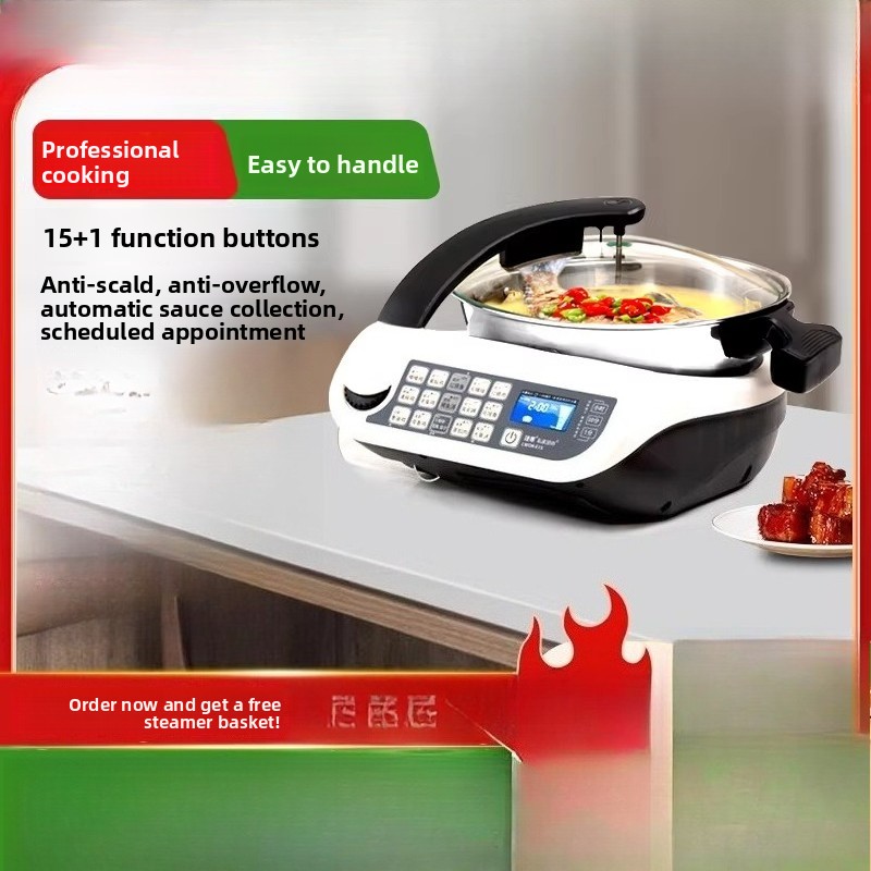Smart Pot - Robô de cozinha inteligente E15, processador