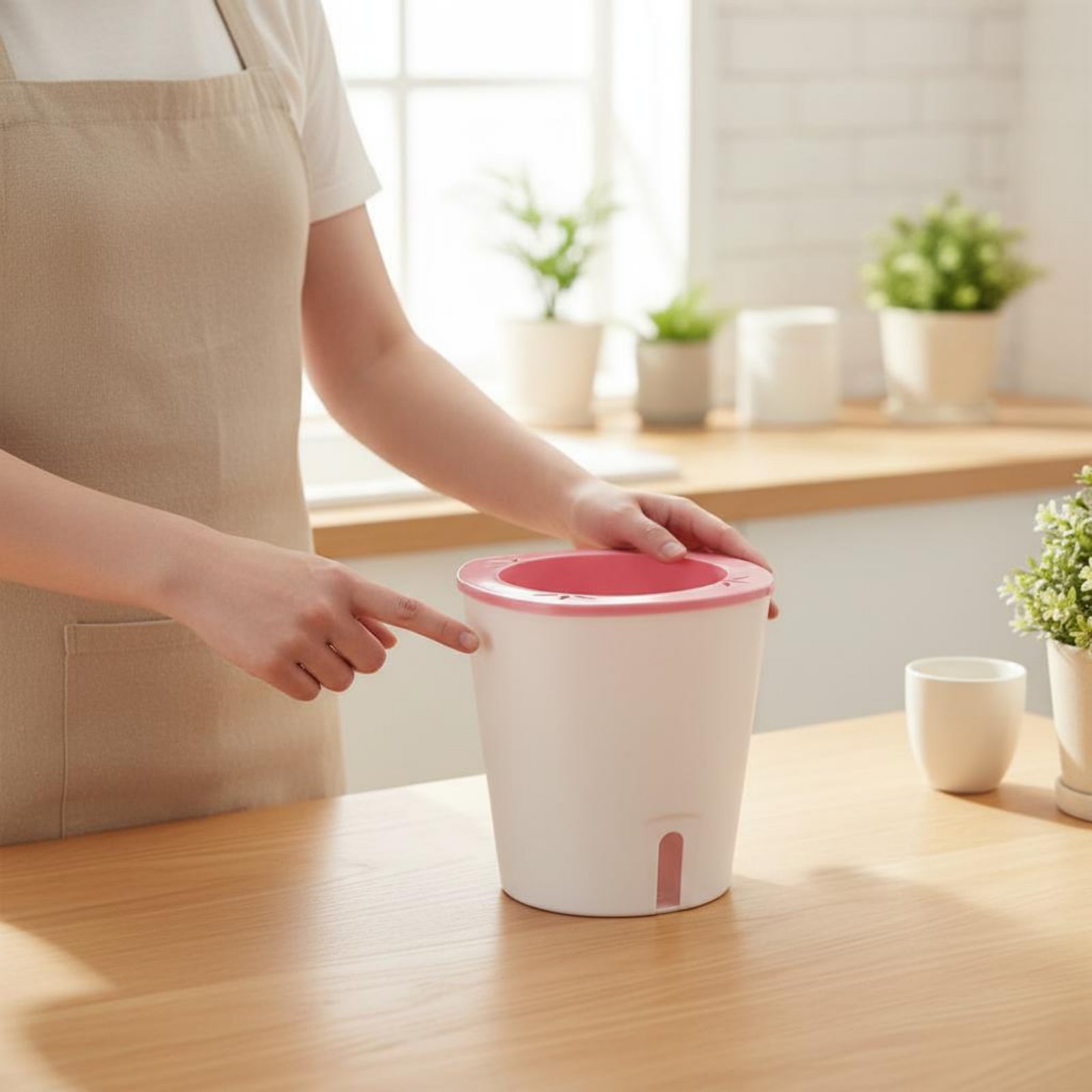 Self Watering Planter - Vaso Autoirrigável Grande com Reservatório de