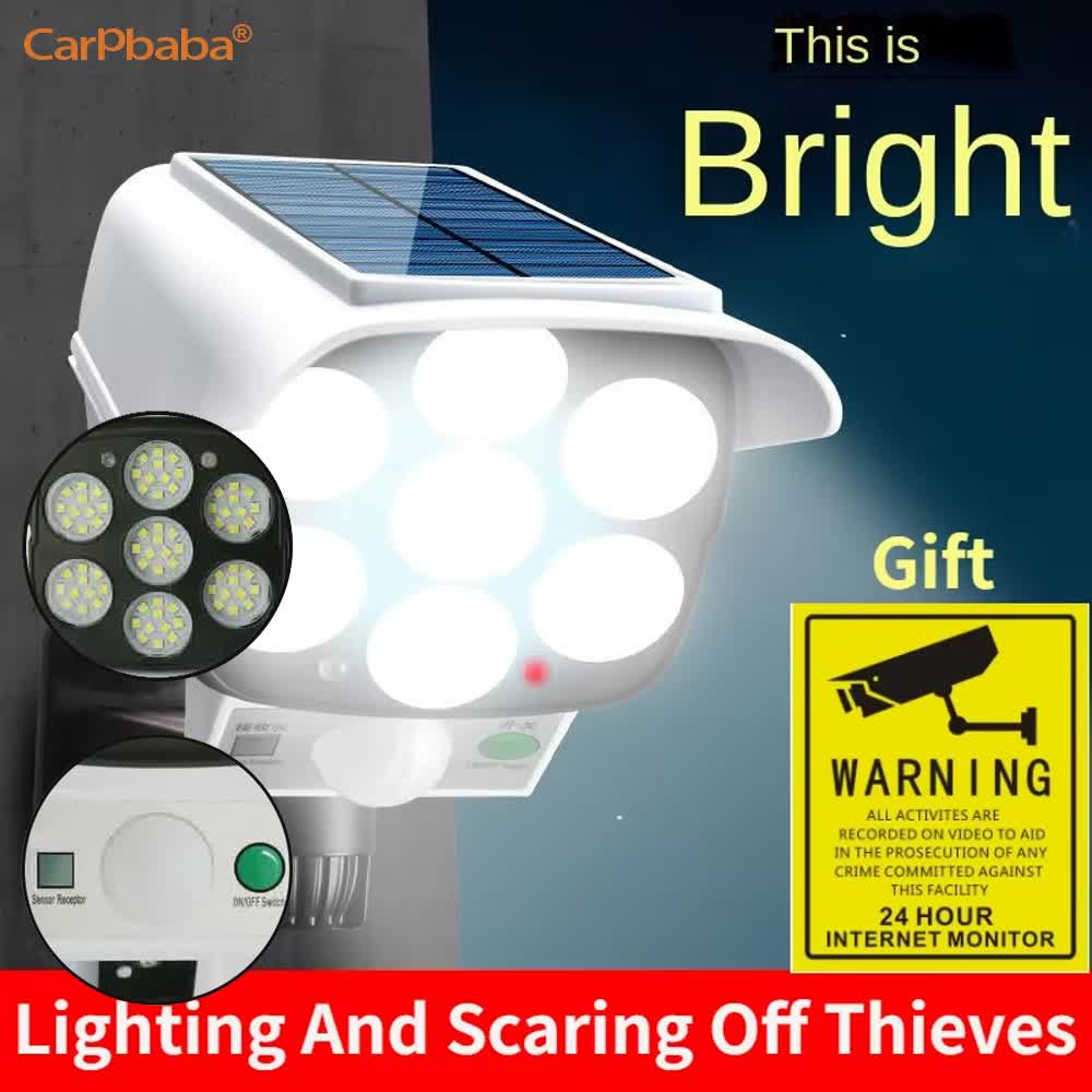 Garden Camera - Luz solar ao ar livre sensor