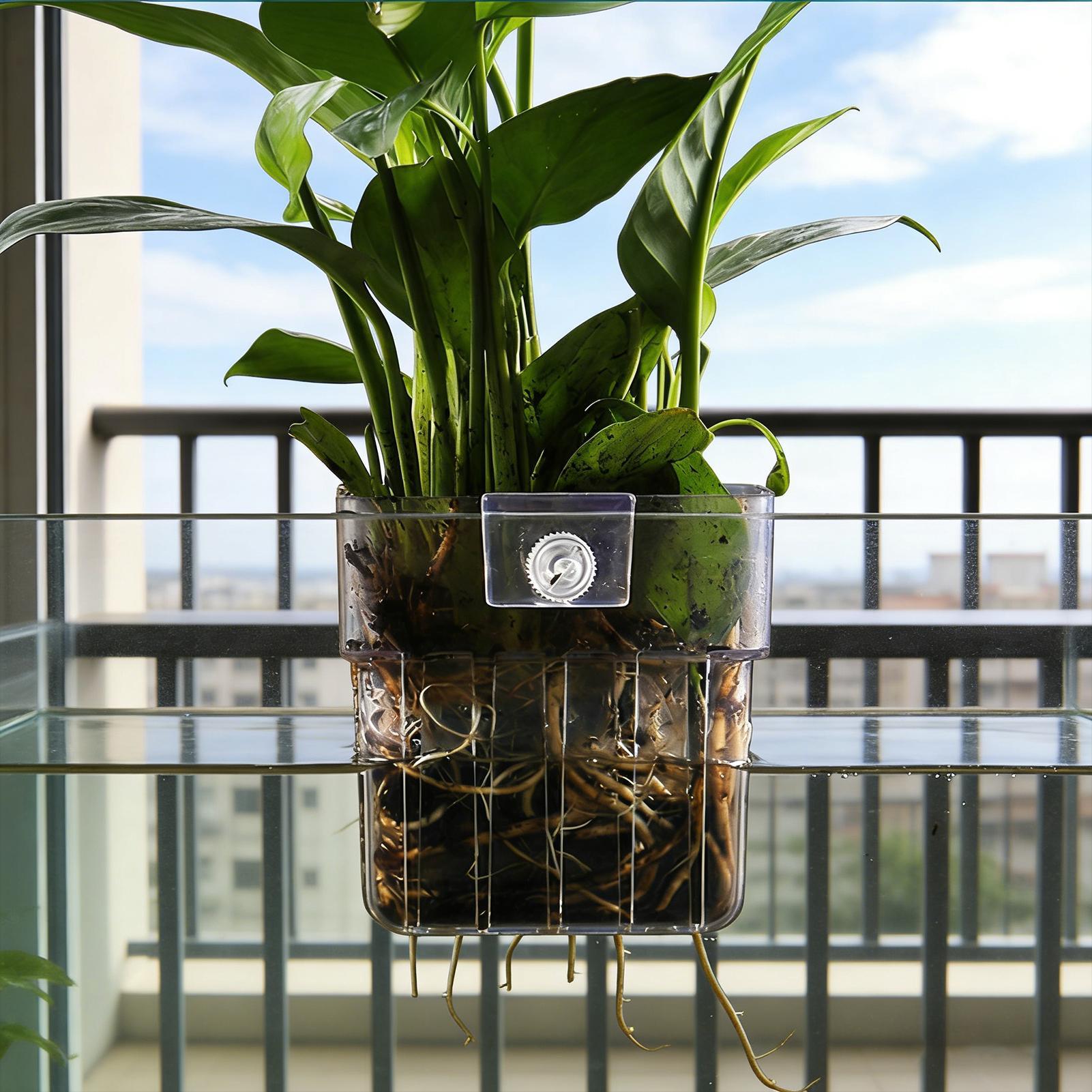 Vaso Transparente Pendurável p - Hydroponic Grow Pod avaliação e preço