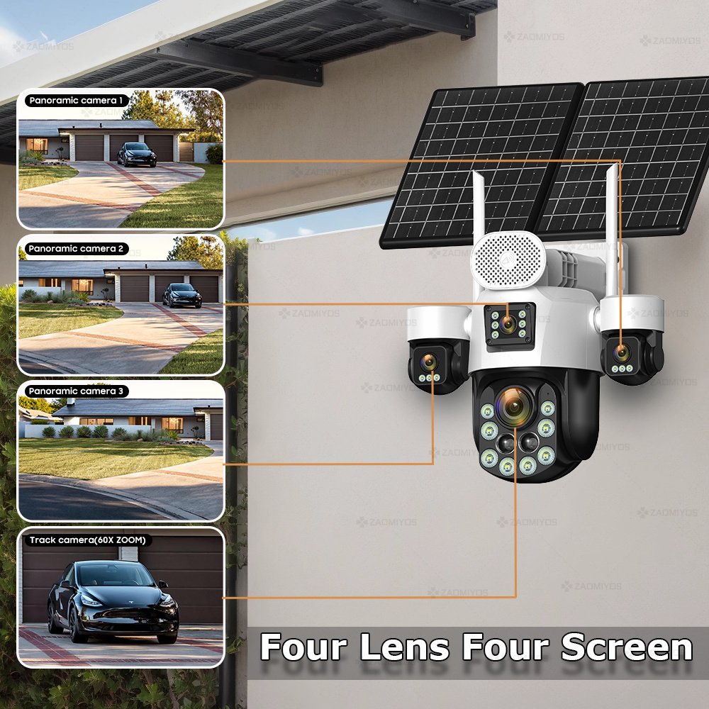 Câmera Externa 360 com 4 Lente - Garden Camera avaliação e preço