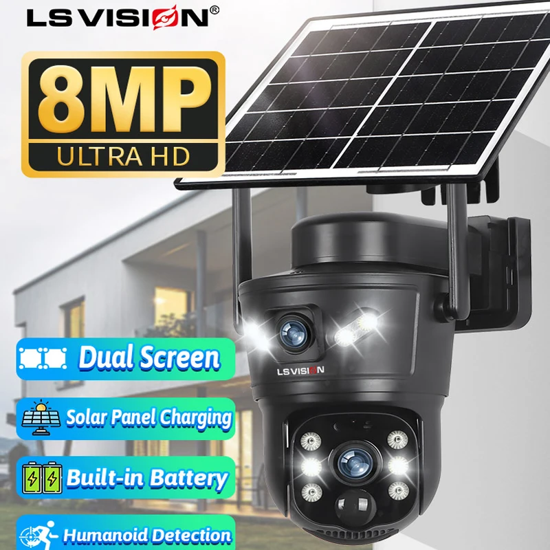 Ls vision 8mp 4g câmera solar  - Garden Camera avaliação e preço
