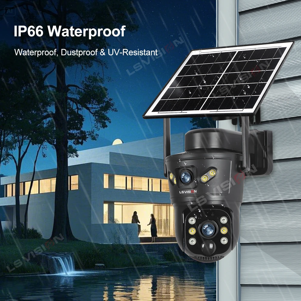 Ls vision 8mp 4g câmera solar  - Garden Camera avaliação e preço