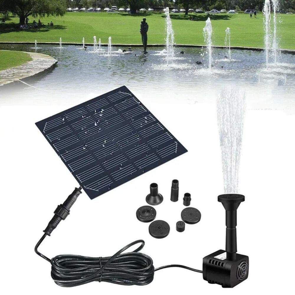 Mini Solar Fountain Pump, Powe - Indoor Garden Kit avaliação e preço
