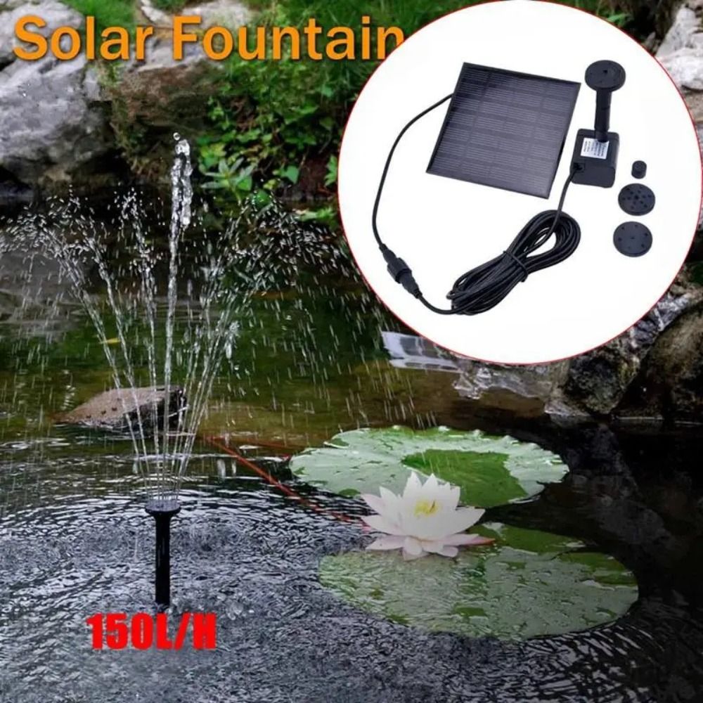 Mini Solar Fountain Pump, Powe - Indoor Garden Kit avaliação e preço