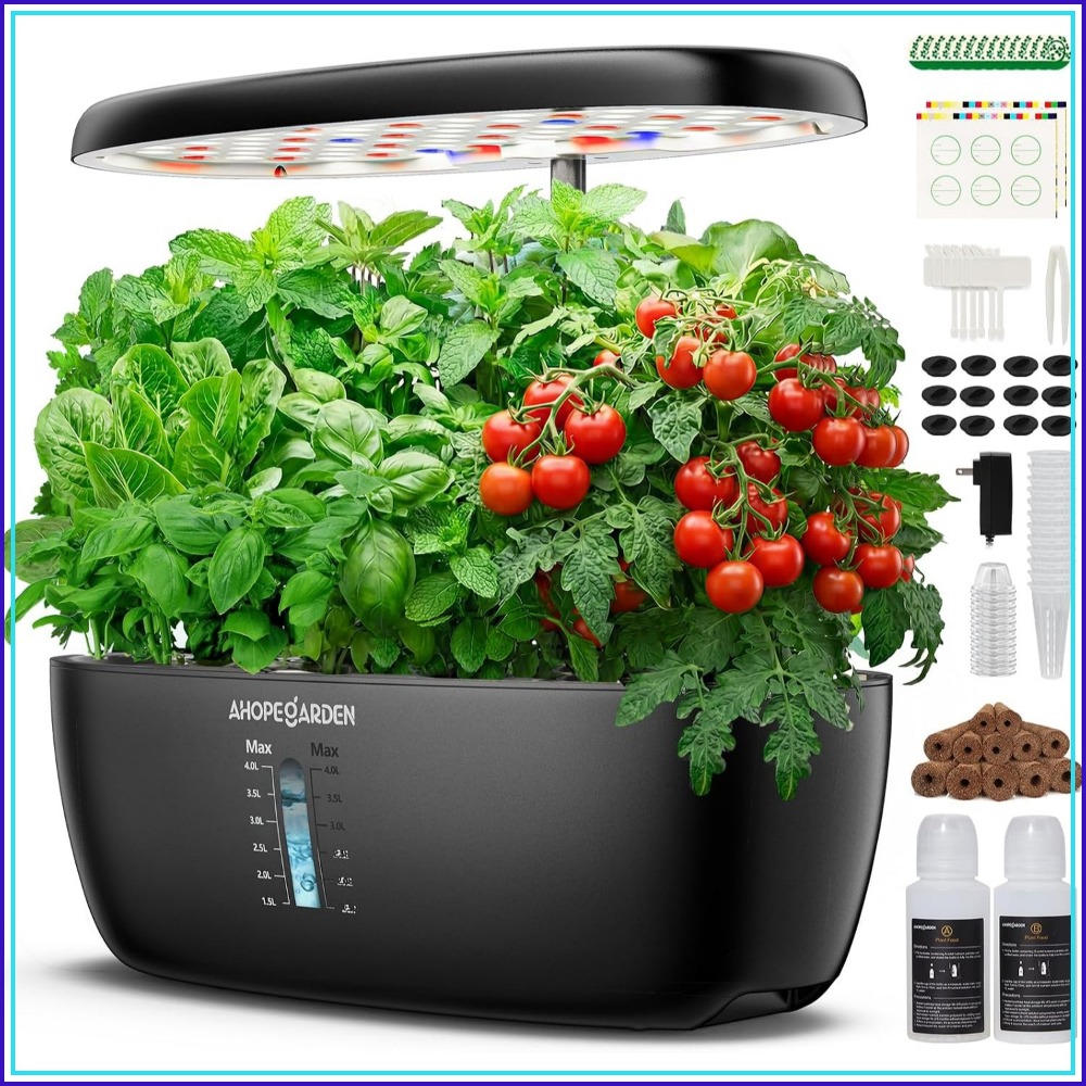 Jardim Hidropônico de 12 Vasos - Indoor Garden Kit avaliação e preço