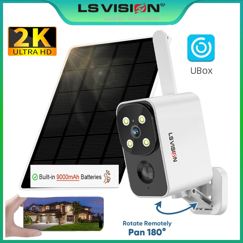 Ls vision câmera solar ao ar l - Garden Camera avaliação e preço