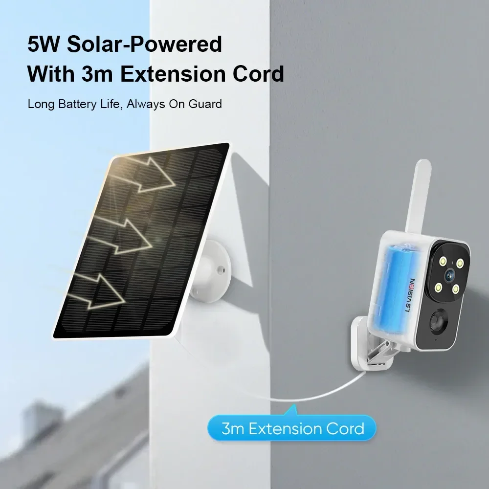 Ls vision câmera solar ao ar l - Garden Camera avaliação e preço