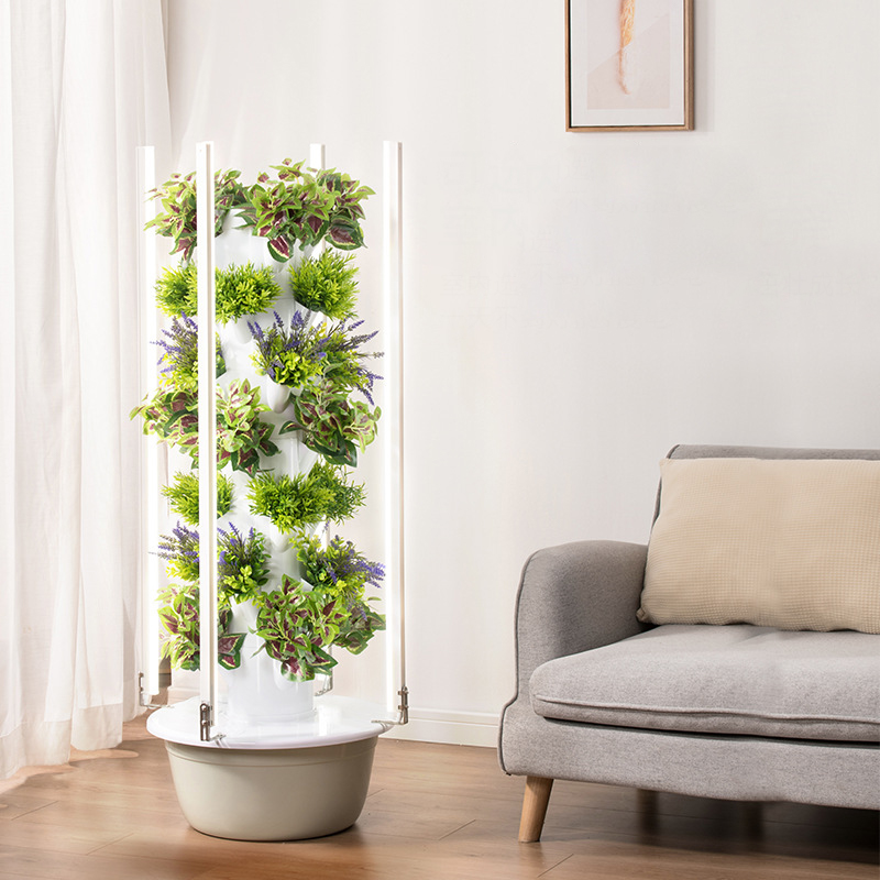 Com led crescer luz espaço árv - Hydroponic Tower avaliação e preço