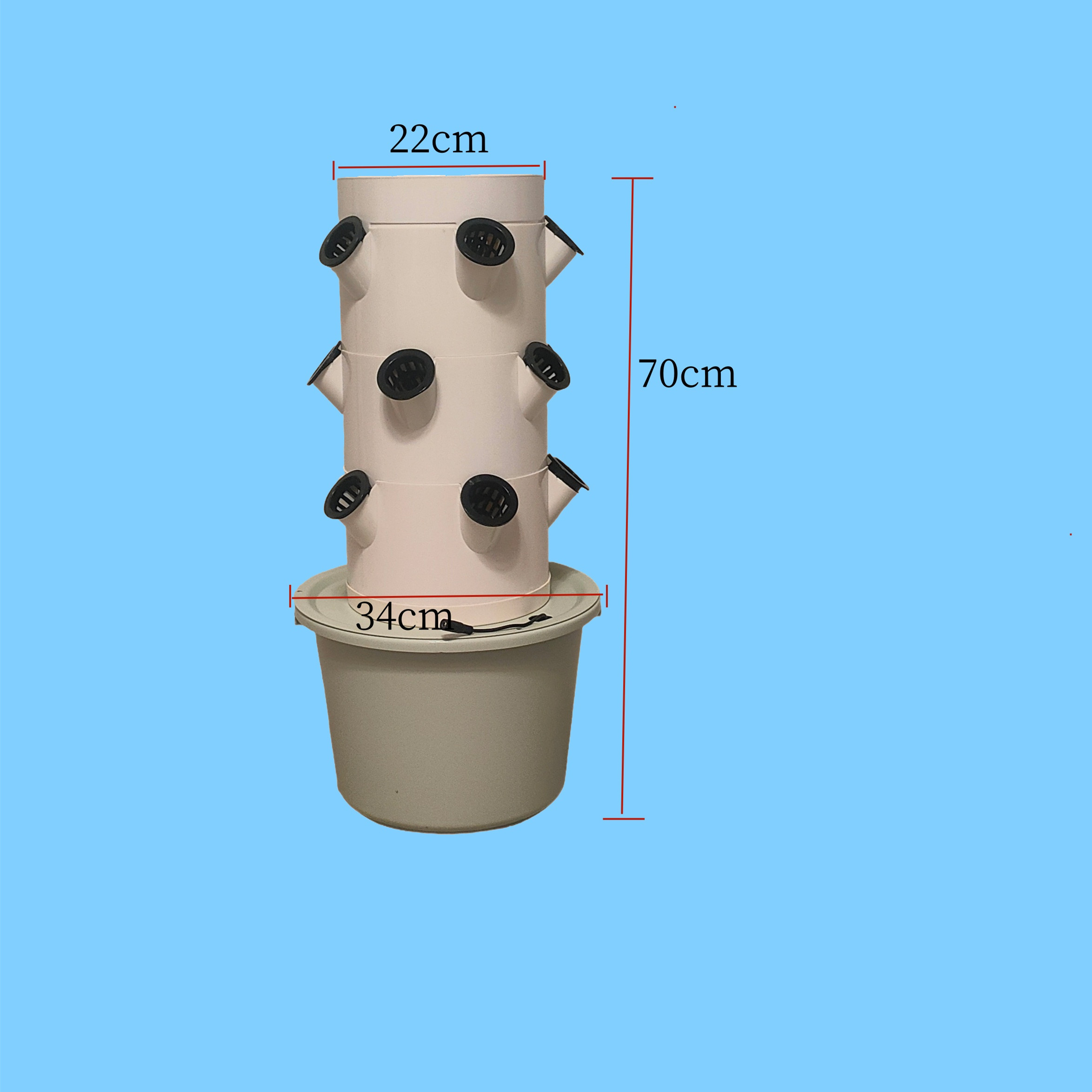 Sistema de Cultivo Hidropônico - Hydroponic Tower avaliação e preço